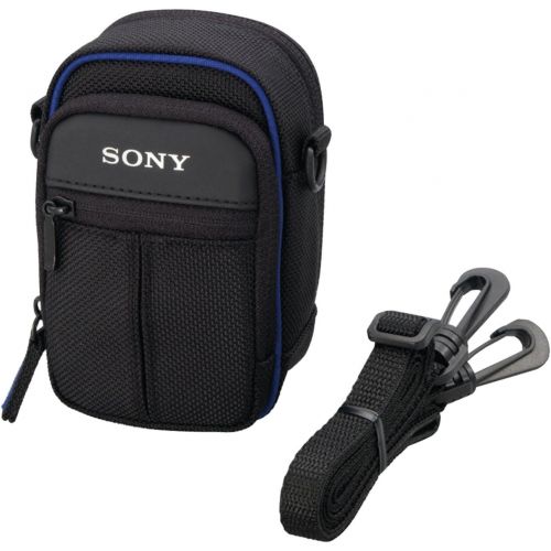 소니 Sony LCSCSJ Soft Carrying Case for Sony S, W, T, and N Series Digital Cameras , Black