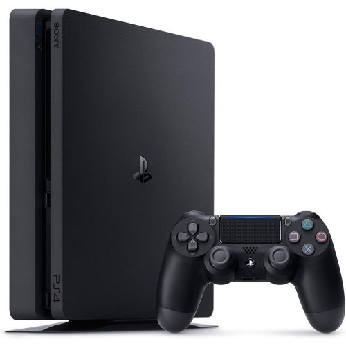 소니 Sony Playstation 4 Slim(CUH-2215B) 1TB Core with Starter Pack Bundle-(Jet Black)