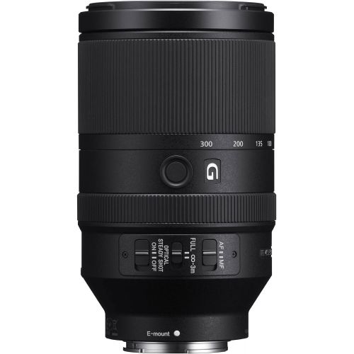 소니 Sony Alpha E-Mount FE 70-300mm f/4.5-5.6 G OSS Zoom Lens with 6 UV/FLD/CPL /ND2/ND4/ND8 Filters + Backpack Bundle