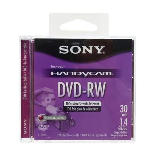 소니 Sony DVD-RW Mini Recordable disc DISC,DVD-RW,8CM,30M,1.4GB 7107