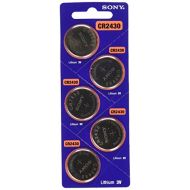 Sony CR2430 Lithium Coin Battery CR2430 (5 Pack)