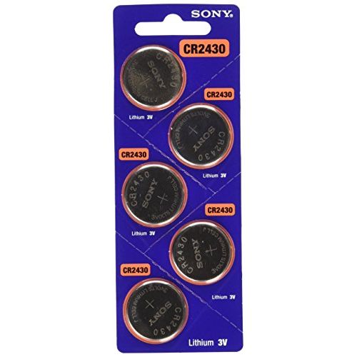 소니 Sony CR2430 Lithium Coin Battery CR2430 (5 Pack)