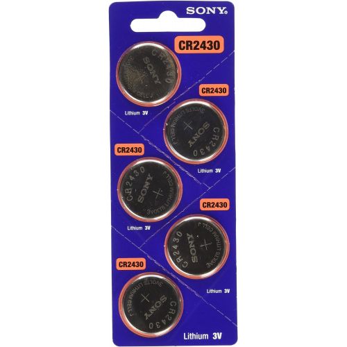 소니 Sony CR2430 Lithium Coin Battery CR2430 (5 Pack)