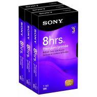 Sony 3T160VR 160-Minute VHS - 3 Pack (Discontinued by Manufacturer)