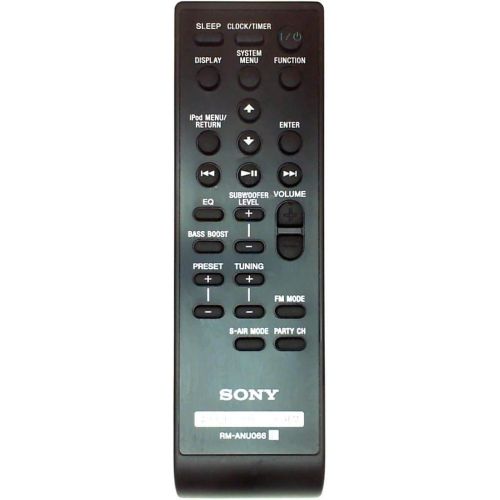 소니 SONY Bookshelf HI-FI Remote Control RM-ANU066 for AIR-SW10TI