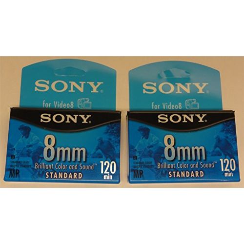 소니 Sony 8mm Standard for Video8 ~ 120 Mins. ~ P6-120MPL (2 Pack)