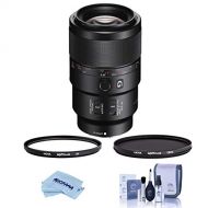 Sony FE 90mm f/2.8 Macro G OSS Lens - Bundle with Hoya NXT Plus 62mm 10-Layer HMC UV Filter, Hoya 62mm NXT Circular Polarizer Filter, Cleaning Kit, Microfiber Cloth
