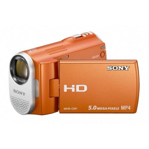소니 Sony Webbie MHS-CM1 HD Camcorder (Orange)