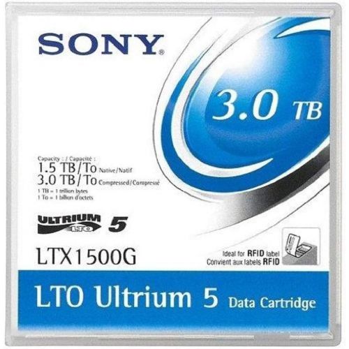 소니 Sony LTO-5 LTX1500G Ultrium-5 Data Tape Cartridge 1.5TB/3TB, Pack of 20