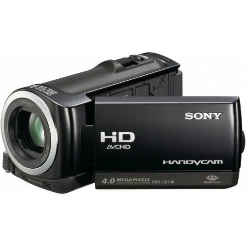 소니 Sony HDR-CX100 AVCHD HD Camcorder with Smile Shutter & 10x Optical Zoom (Black) (Discontinued by Manufacturer)