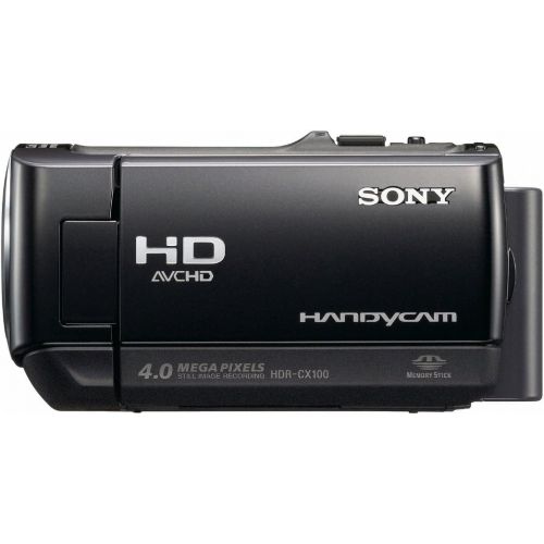 소니 Sony HDR-CX100 AVCHD HD Camcorder with Smile Shutter & 10x Optical Zoom (Black) (Discontinued by Manufacturer)