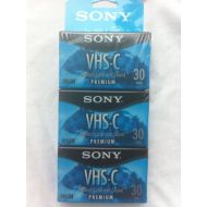 Sony VHS-C Premium 30 Min 3-Pack