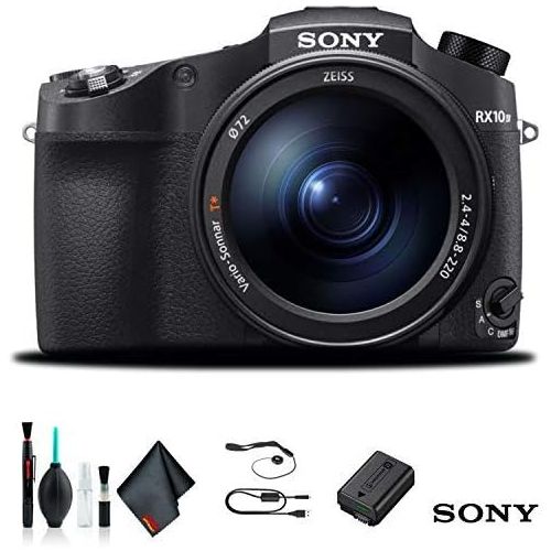 소니 Sony Cyber-Shot DSC-RX10 IV Camera DSCRX10M4/B Starter Kit