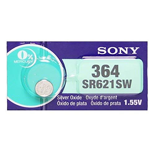 소니 Sony 364 - SR621SW Button Cell Zero Mercury Battery x 12