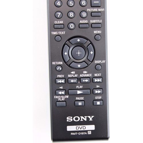 소니 Sony RMT-D197A DVD Player Remote Control for DVP-SR201P, DVP-SR210P, DVP-SR405P, DVP-SR510H