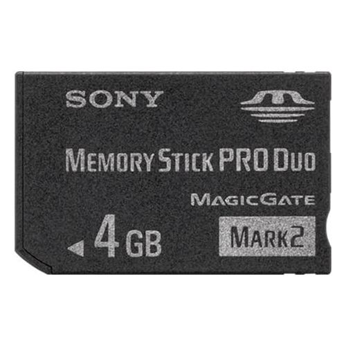 소니 Sony Memory Stick PRO Duo (Mark 2) Memory Card 4 GB 4GB 4 Gig for Digital Camera Sony Cybershot Cyber-Shot/Alpha Series