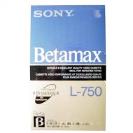 Sony L-750 Beta Videocassette (Single) (Discontinued by Manufacturer)