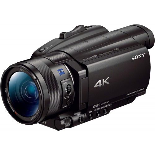 소니 Sony FDR AX700 4K HDR Handycam Camcorder Content Creator Bundle (7 Items)
