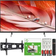 Sony XR65X90J 65-inch X90J 4K Ultra HD Full Array LED Smart TV (2021 Model) Bundle with TaskRabbit Installation Services + Deco Gear Wall Mount + HDMI Cables + Surge Adapter