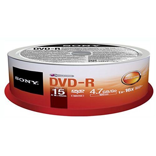 소니 Sony DVD-R (15 pk Spindle)