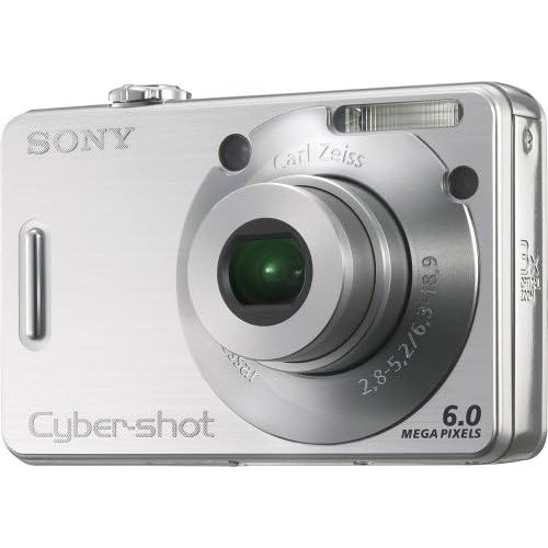 소니 Sony Cybershot DSCW50 6MP Digital Camera with 3x Optical Zoom