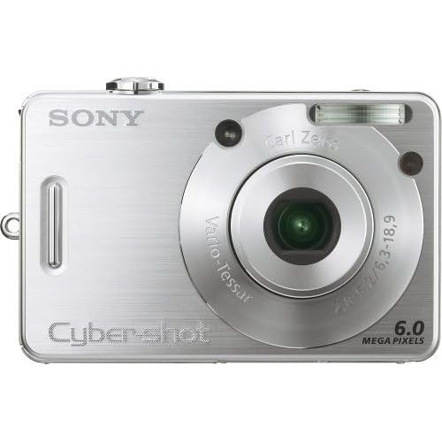 소니 Sony Cybershot DSCW50 6MP Digital Camera with 3x Optical Zoom