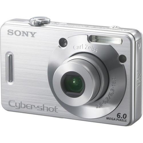 소니 Sony Cybershot DSCW50 6MP Digital Camera with 3x Optical Zoom