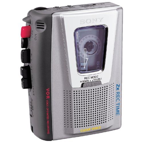 소니 Sony TCM-20DV Pressman Portable Cassette Recorder