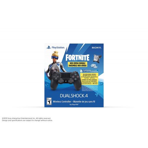 소니 Sony Dualshock 4 Wireless Controller for PlayStation 4 - Fortnite Jet Black - PlayStation 4