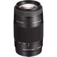 Sony 75 300mm f/4.5 5.6 Compact Super Telephoto Zoom Lens for Sony Alpha Digital SLR Camera