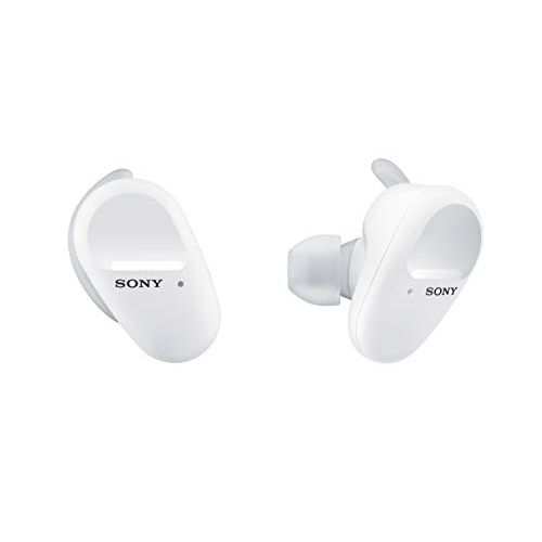 소니 Sony WF-SP800N True Wireless Noise-Cancelling In-Ear Headphones - White