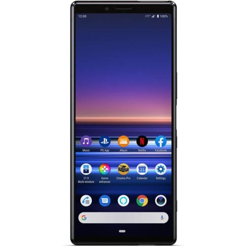 소니 Sony Xperia 1 with Alexa Hands-Free - Unlocked Smartphone - 128GB - Black - (US Warranty) in 6.5 4K HDR OLED Display