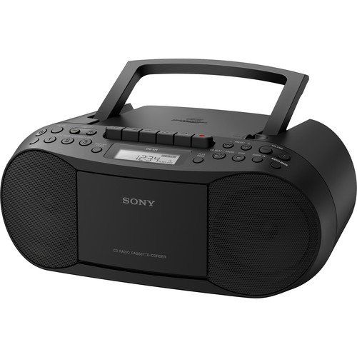 소니 Sony Portable Digital Tuner AM/FM Radio Cd Player Mega Bass Reflex Stereo Sound System Plus 6ft Cube Cable Aux Cable to Connect Any iPod, iPhone or Mp3 Digital Audio Player