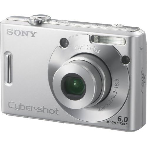 소니 Sony Cybershot DSCW30 6MP Digital Camera with 3x Optical Zoom