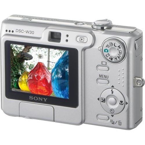 소니 Sony Cybershot DSCW30 6MP Digital Camera with 3x Optical Zoom