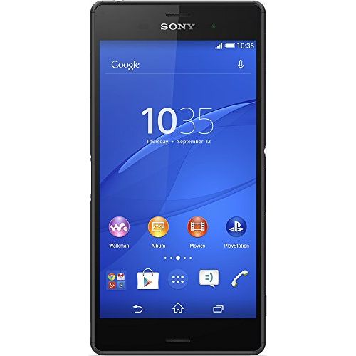 소니 SONY XPERIA Z3 D6603 LTE 16GB 5.2 GSM Unlocked (Black) - International Version No Warranty