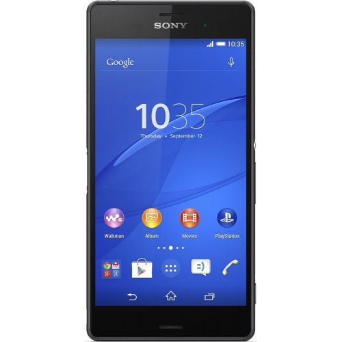 소니 SONY XPERIA Z3 D6603 LTE 16GB 5.2 GSM Unlocked (Black) - International Version No Warranty