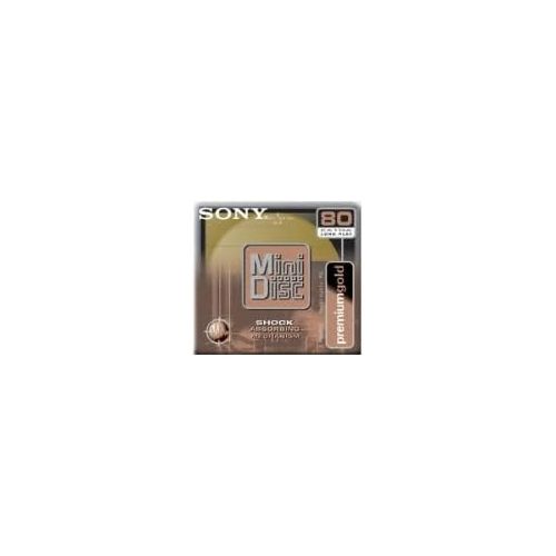 소니 Sony MDW80PL 80 Minute MiniDisc MD Premium Gold (Single)