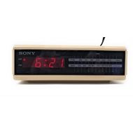 Sony Dream Machine Fm/am Digital Alarm Clock Radio Tan Vintage Retro Icf-c2w