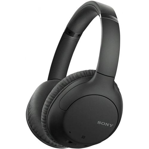 소니 Sony WH-CH710N Wireless Noise-Canceling Headphones Bundle with Deco Gear Headphone Case and Stand for The WHCH710N Model Headphones (Black)