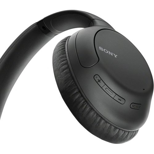 소니 Sony WH-CH710N Wireless Noise-Canceling Headphones Bundle with Deco Gear Headphone Case and Stand for The WHCH710N Model Headphones (Black)