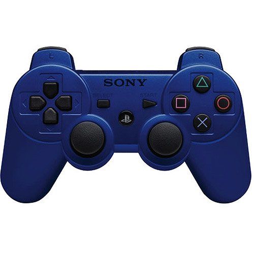 소니 Sony Playstation PS3 Dualshock 3 Controller - Blue (99007)