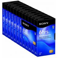 Sony 12T120VR 120-Minute Premium VHS Cassettes (12-Pack) (Discontinued by Manufacturer)