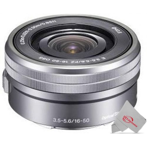 소니 Sony SELP1650 16-50mm f/3.5-5.6 OSS Alpha Zoom Lens Silver Bulk Packaging, International Version (No Warranty)