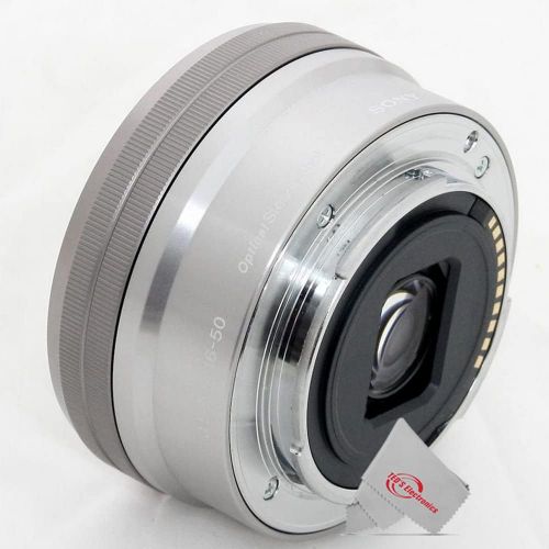 소니 Sony SELP1650 16-50mm f/3.5-5.6 OSS Alpha Zoom Lens Silver Bulk Packaging, International Version (No Warranty)