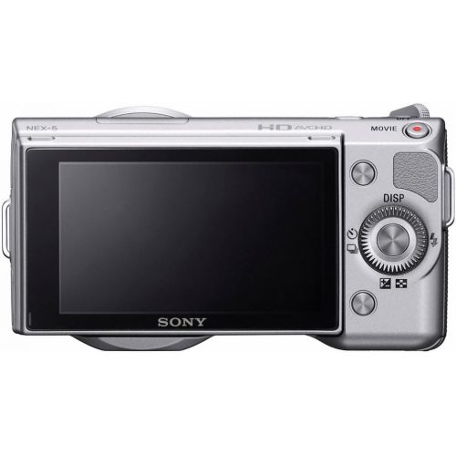 소니 Sony Alpha NEX-5A/S Digital Camera with 16mm f/2.8 Lens (Silver) (OLD MODEL)