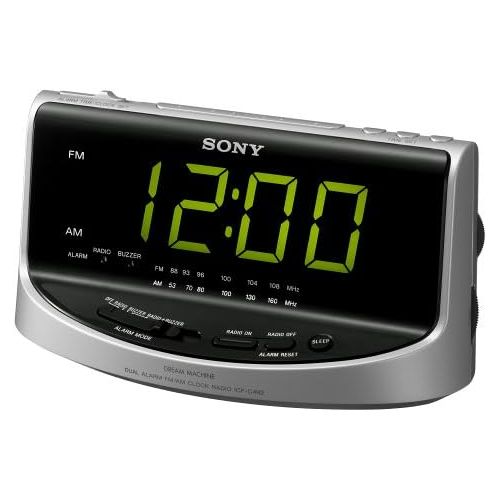 소니 Sony ICF-C492 Large Display AM/FM Clock Radio (Discontinued by Manufacturer)