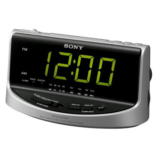 소니 Sony ICF-C492 Large Display AM/FM Clock Radio (Discontinued by Manufacturer)