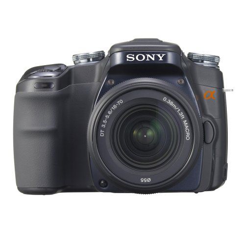 소니 Sony Alpha A100K 10.2MP Digital SLR Camera Kit with 18-70mm f3.5-5.6 Lens