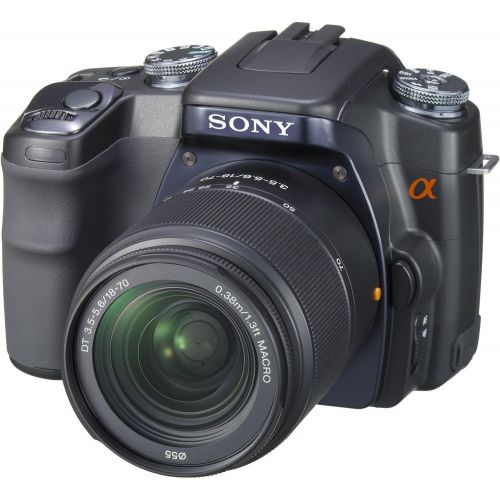 소니 Sony Alpha A100K 10.2MP Digital SLR Camera Kit with 18-70mm f3.5-5.6 Lens